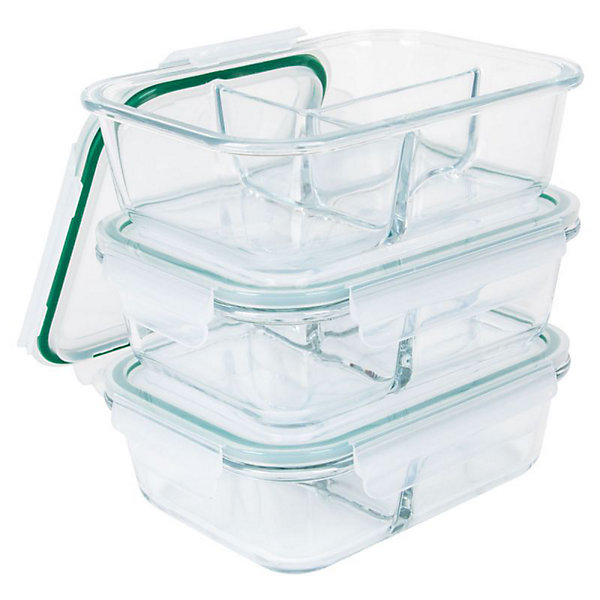 Ensemble de boite à repas en verre 3 pièces Classbach C-FHDM4021G