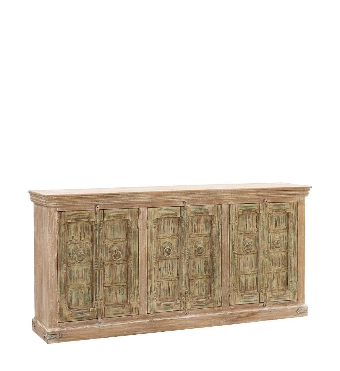 ALHAMBRA - Buffet en bois beige L 210 cm
