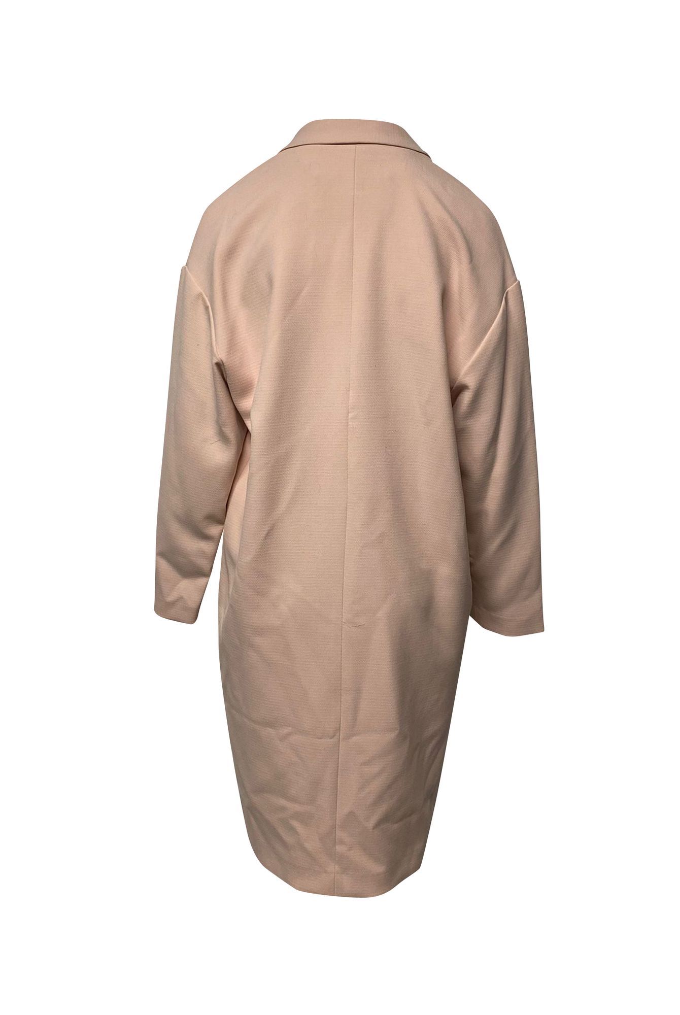 By Malene Birger Preloved By. Fiurica Oversized Piqué Coat in Pink Polyester