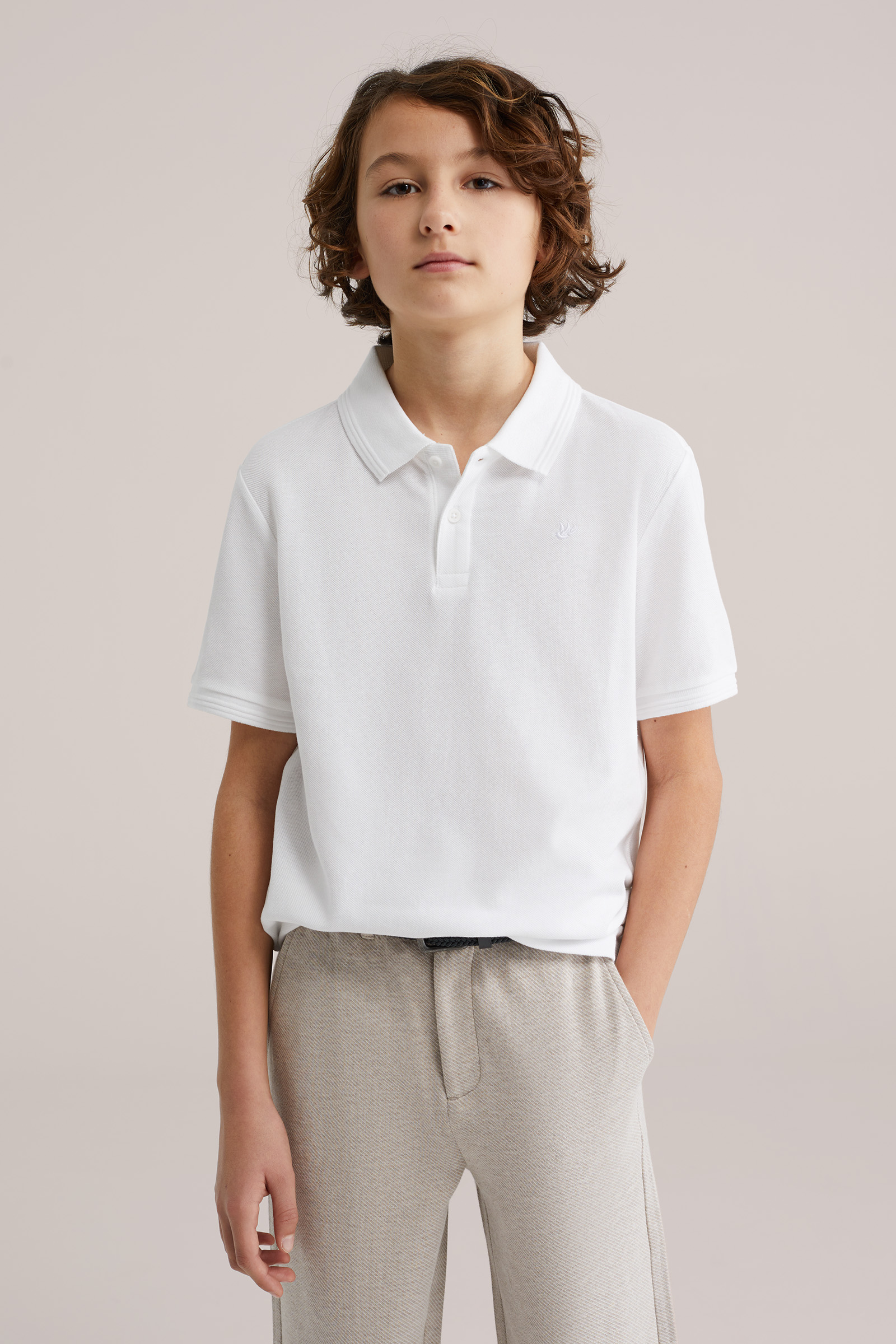 Jongens polo met embroidery