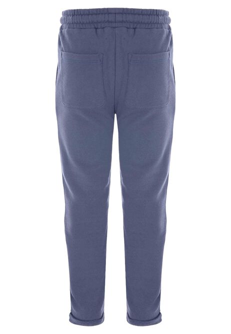 Younger Boys Blue Cotton Joggers