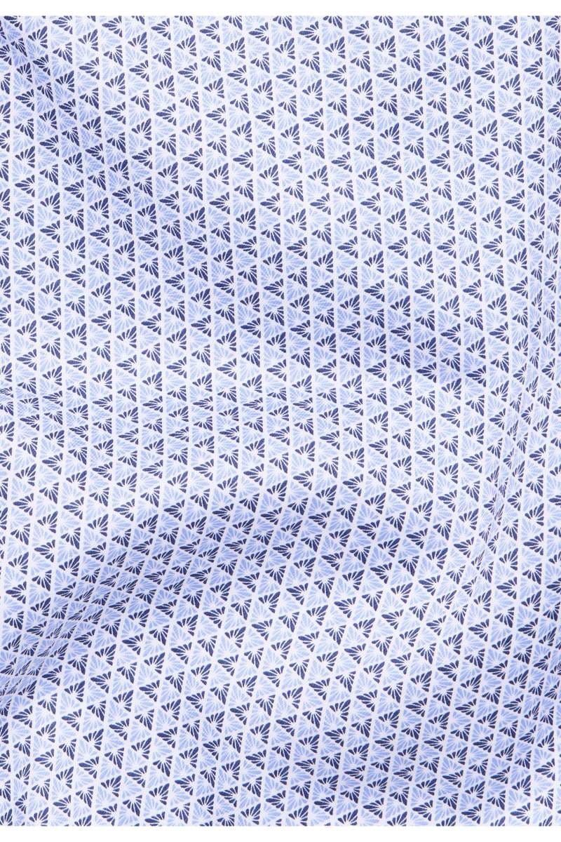 ETERNA Slim Fit Hemd mittelblau, Bedruckt
