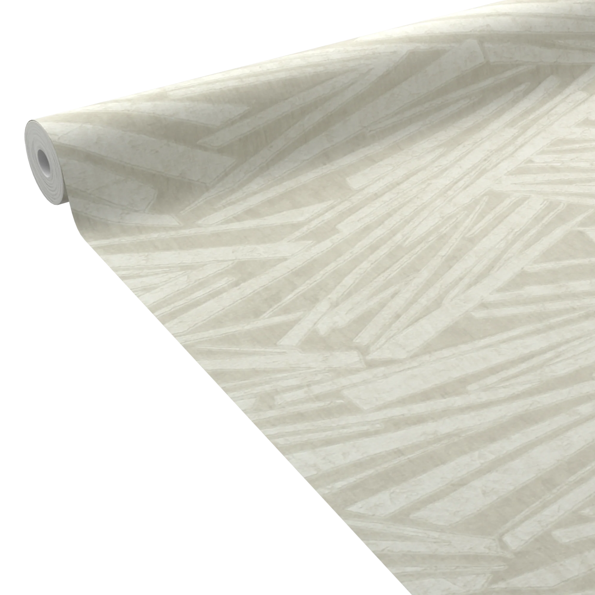 Papier peint intissé CLIFFORD coloris blanc crème