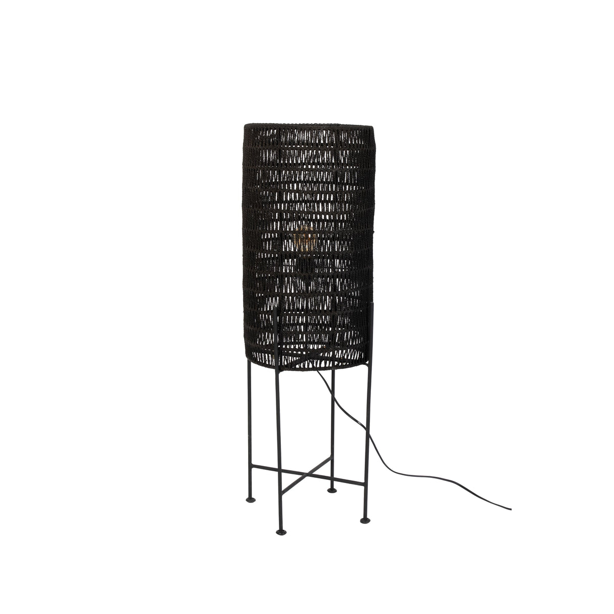 Dutchbone Kari Vloerlamp/ Staande lamp Zwart