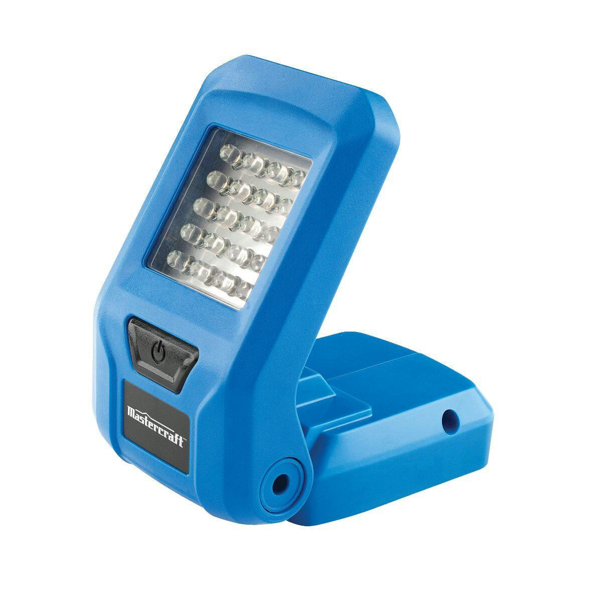 Mastercraft 20V Max Lithium-Ion Cordless LED Jobsite Worklight with Pivoting Head, Tool Only, PWR POD Compatible
