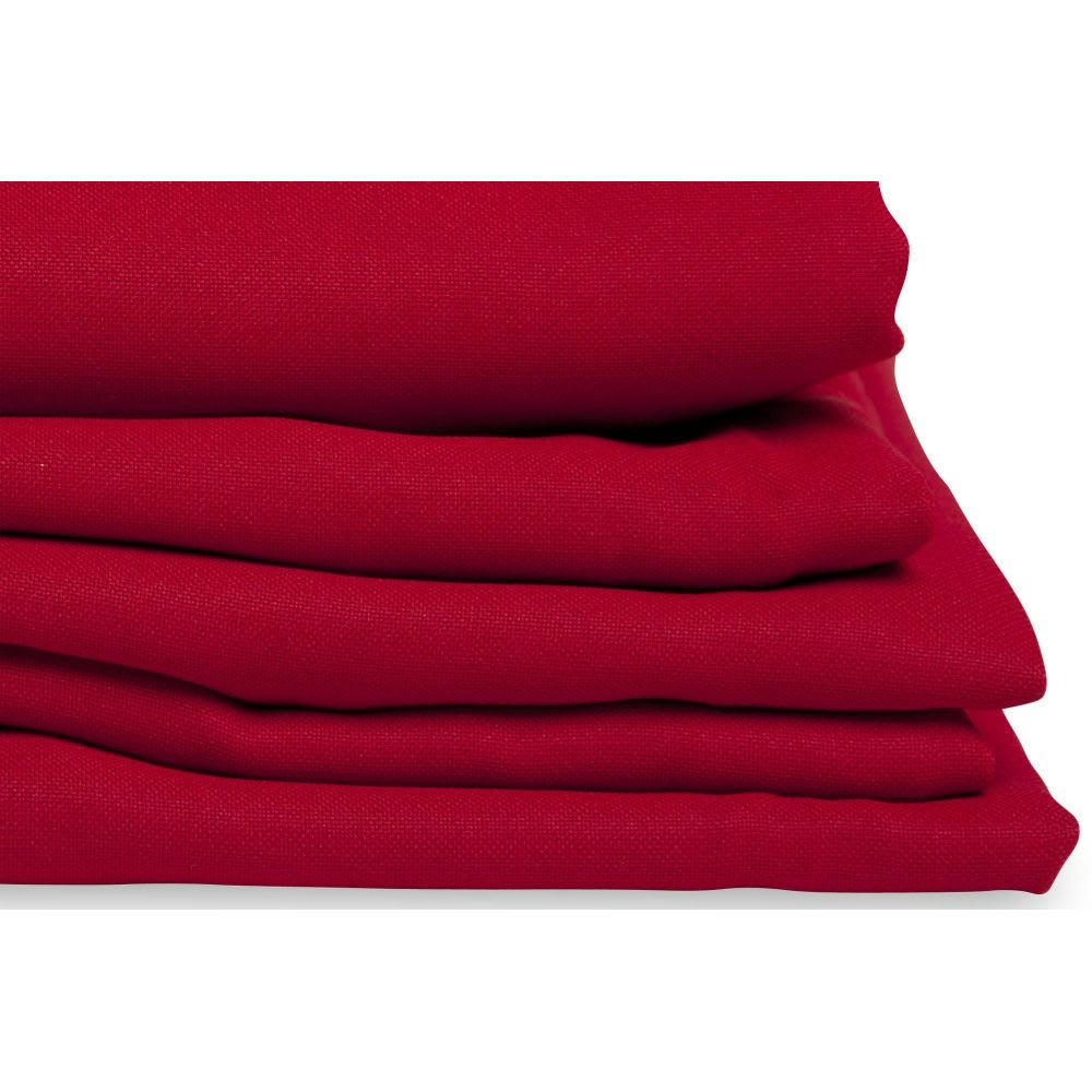 - Rideau occultant rouge 140 x 260