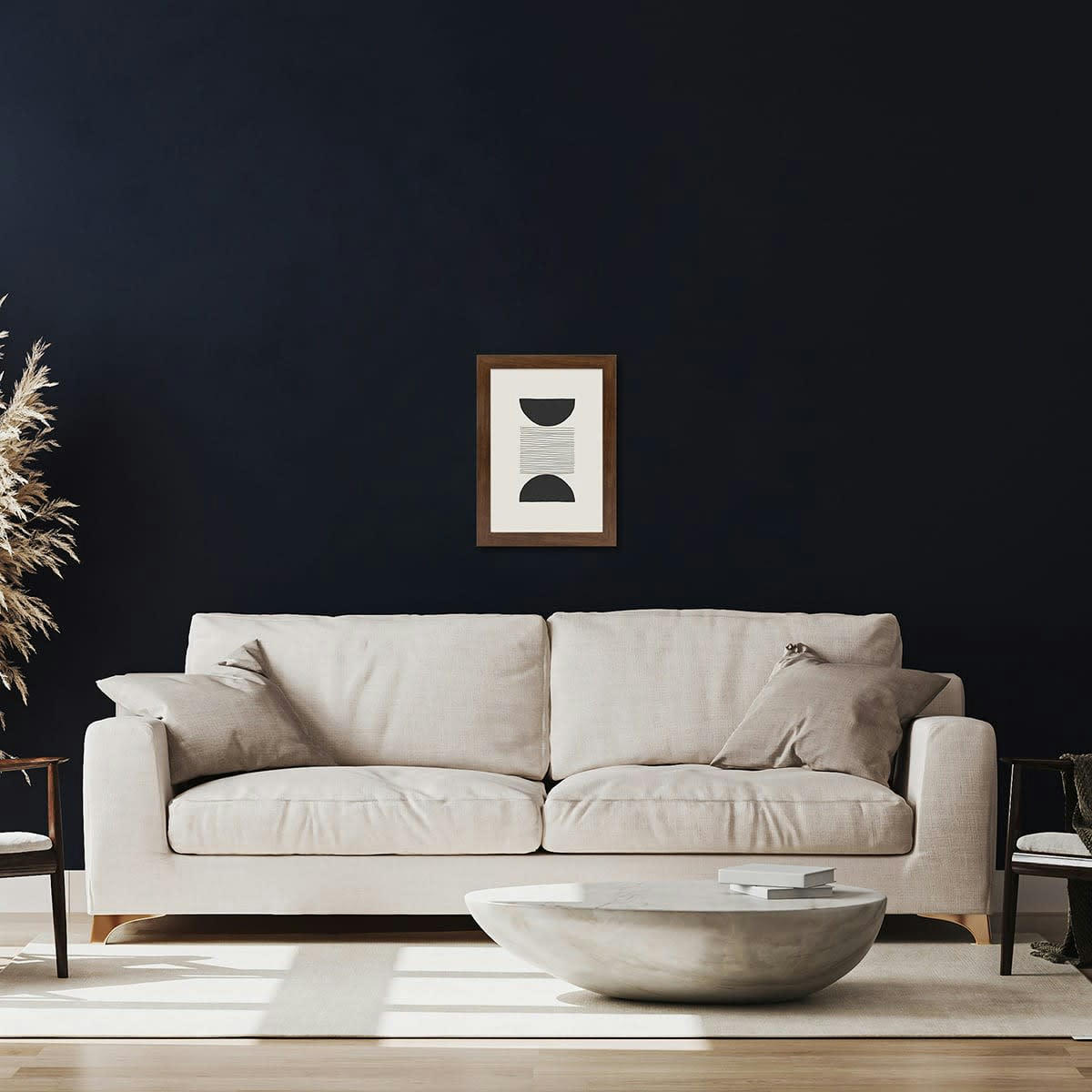 ETERNEL - Cadre photo design ébène bois foncé 20x30/A4 cm bois reconstitué fsc