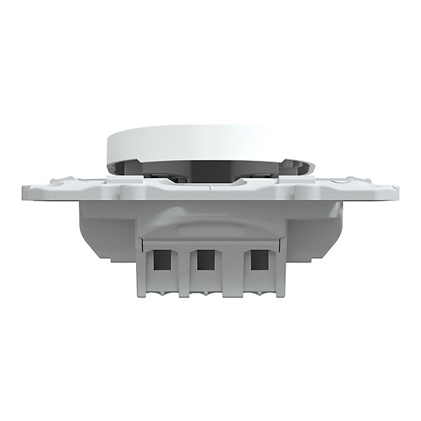 Interrupteur poussoir 10A Schneider Electric Ovalis blanc