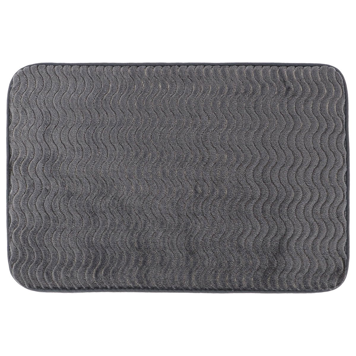 Tapete wc cinza escuro 60x40cm