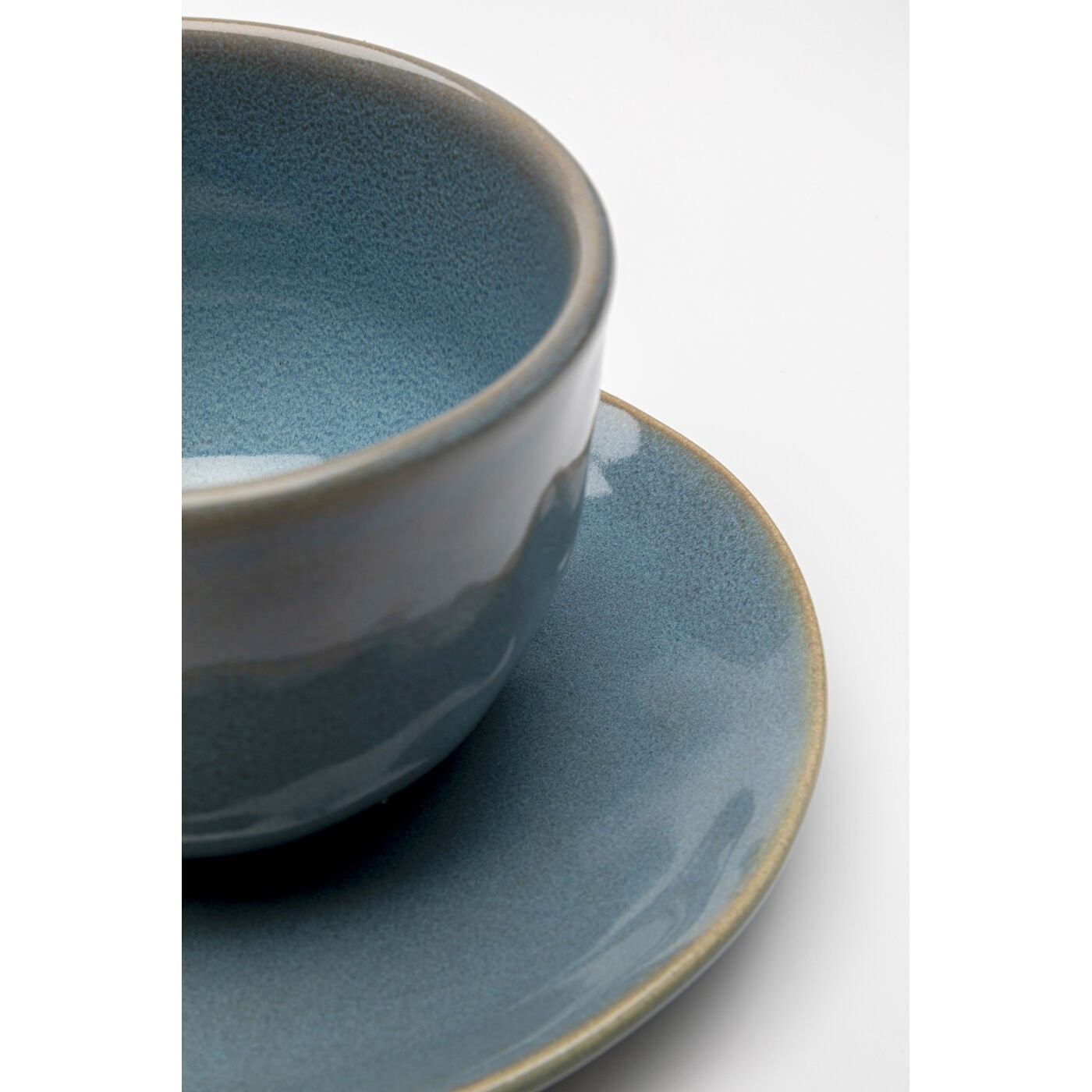 Koffiekoppen Organic blauw (6 set) Kare Design