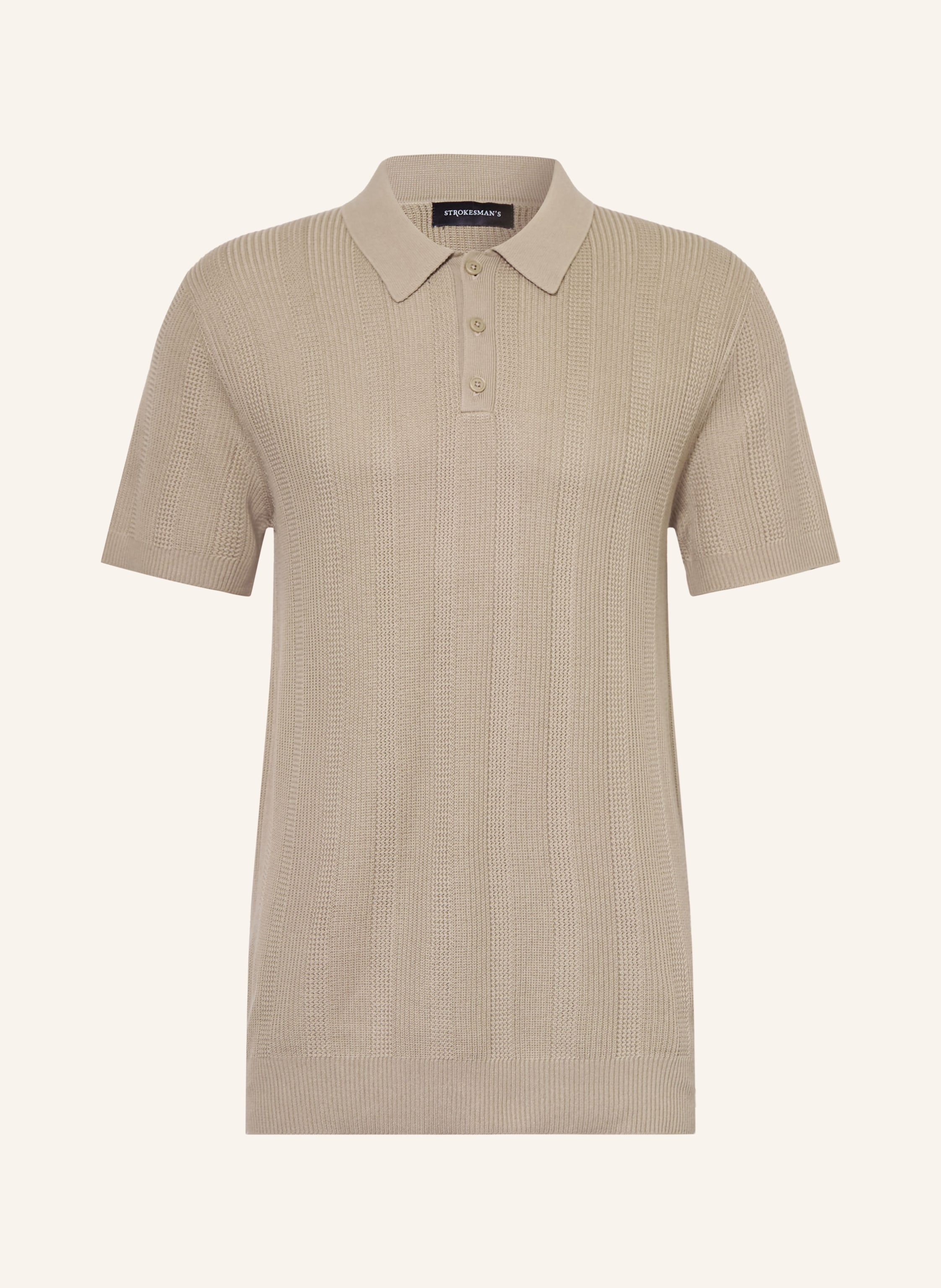STROKESMAN'S Strick-Poloshirt