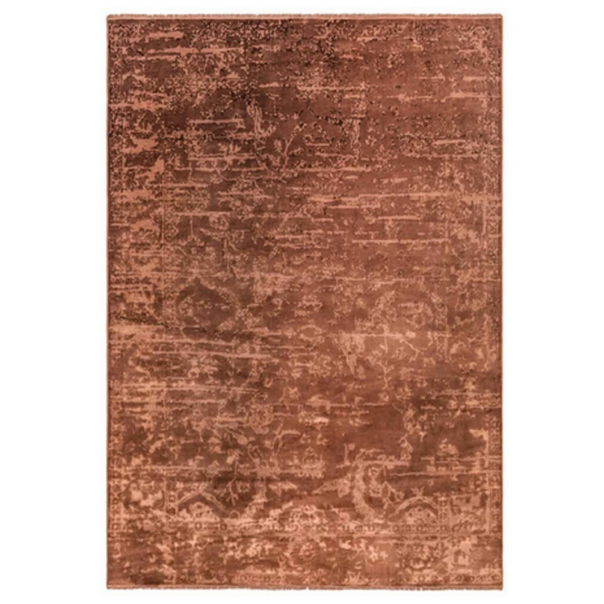 RAYA - Tapis moderne en Polyester Cuivre 160x230 cm