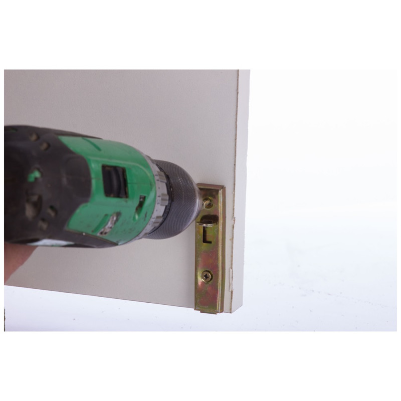 Verrou d'armoire laiton 70 x 16 mm 2 pièces TEKNIBOX