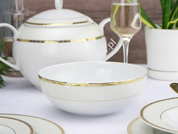 Serwis obiadowy na 12 osób (42 el.) Waza - Classic WA-99 Gold