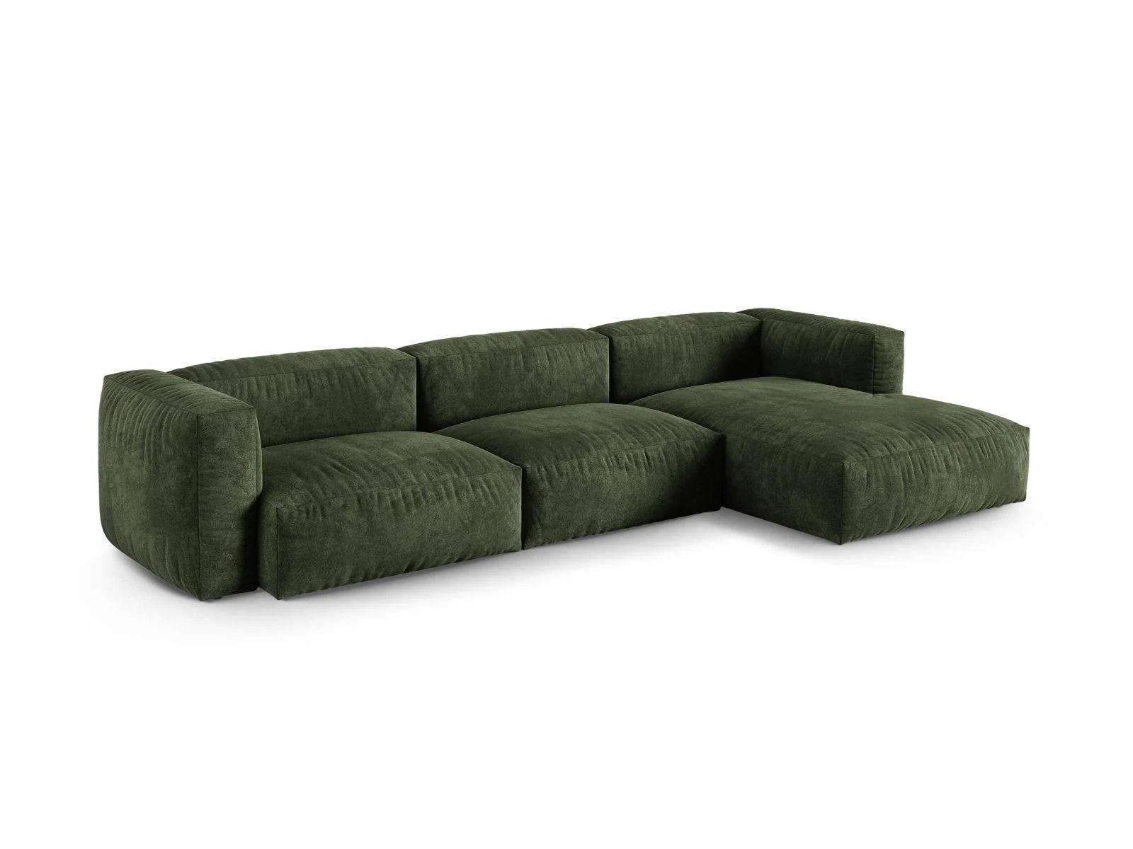Modulaire hoekbank Martina rechts velvet