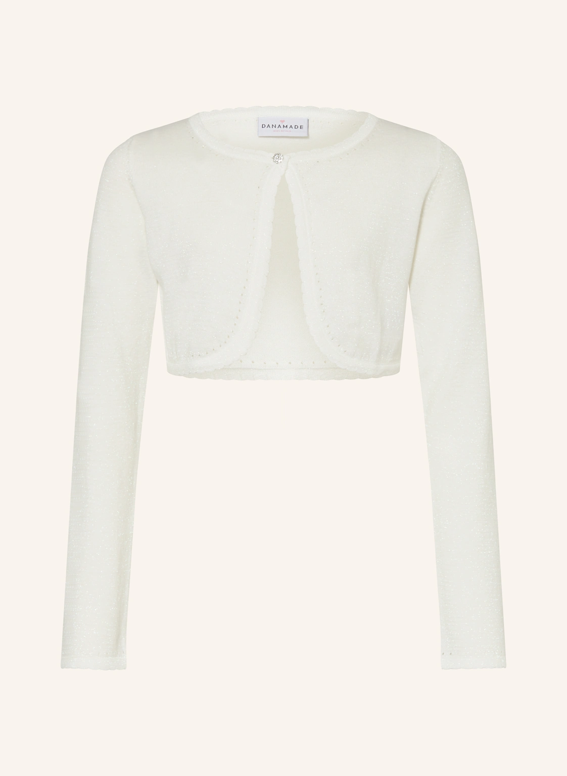 DANAMADE Bolero mit Glanzgarn