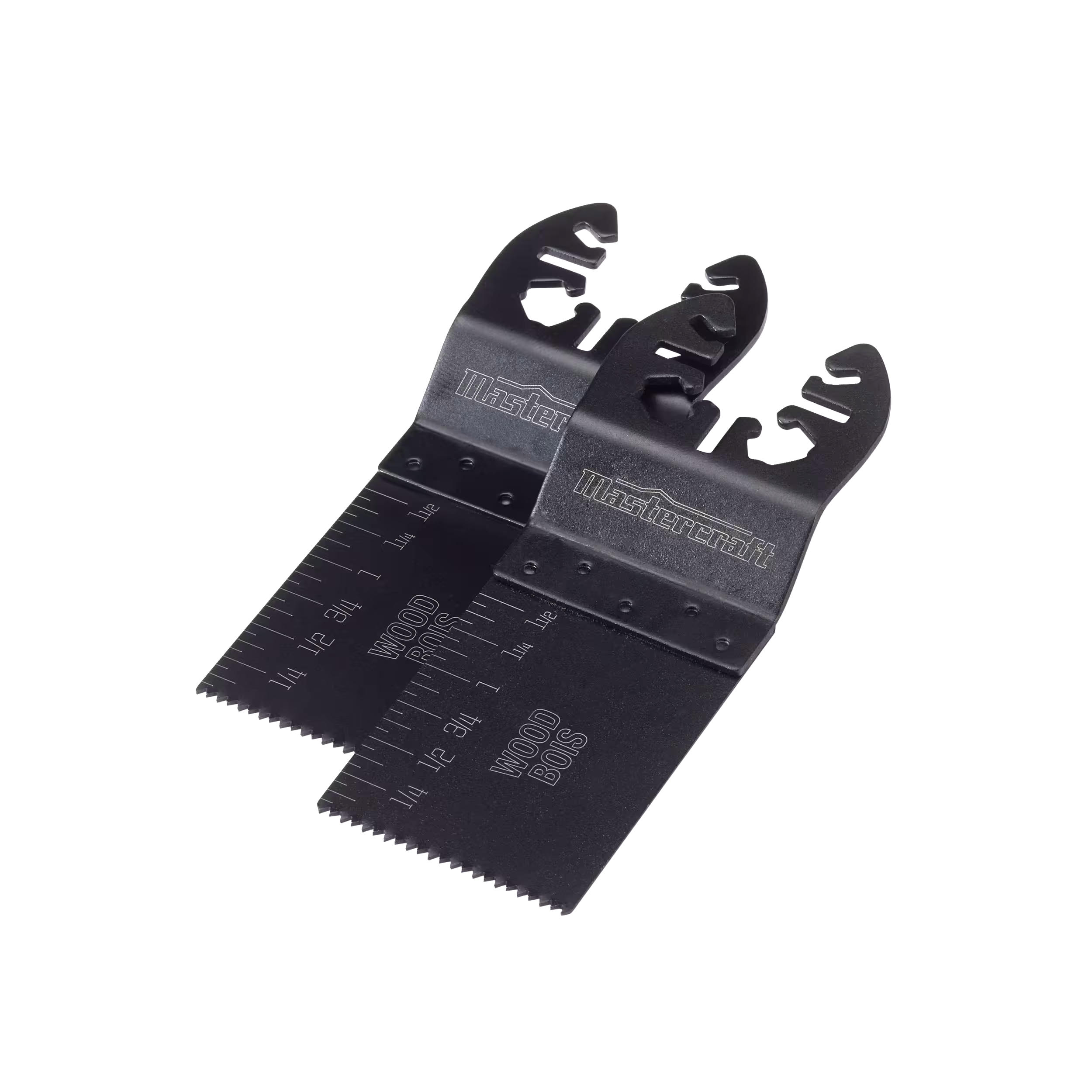 Mastercraft Oscillating Multi-Tool Precision Flush Cut Blades, Cuts Wood/Plastic, 1-3/8-in, 2-pk