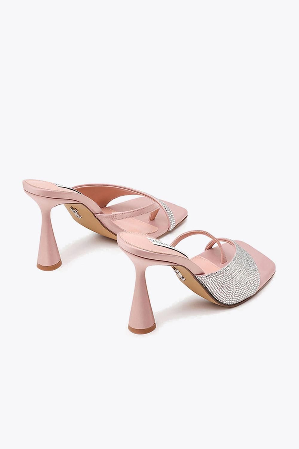 STEVE MADDEN Herah Heel Pink' Fabric Heels