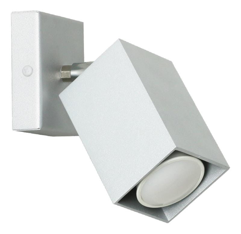Kinkiet szaro-srebrny NERO POP 1xGU10x40W wym:17x8x8cm IP20 Lampex