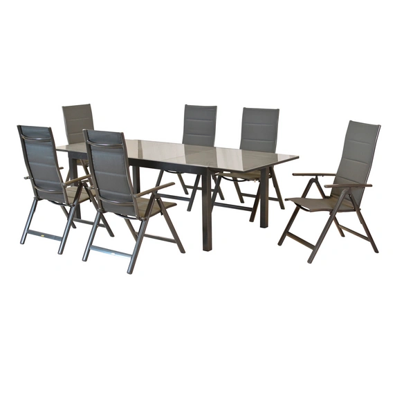 Gartenmöbelset »Taviano«, 6 Sitzplätze, Aluminium/Textil