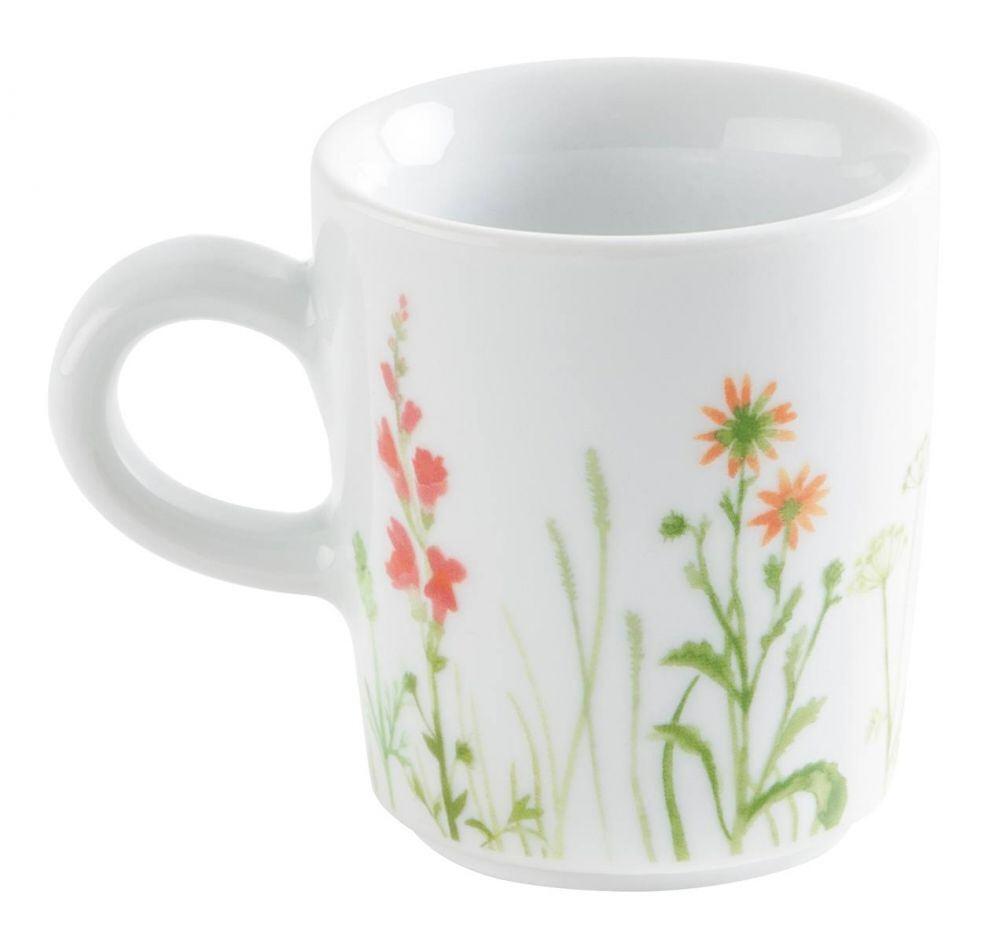Kahla Espresso-Obertasse Wildblume 0,09 l, rot-gelb