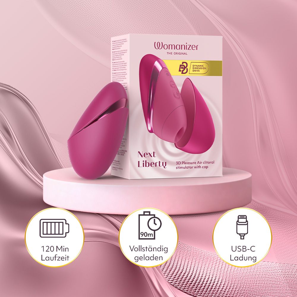 Next Liberty - Kompakter Klitoris-Stimulator mit 3D Pleasure Air Technology