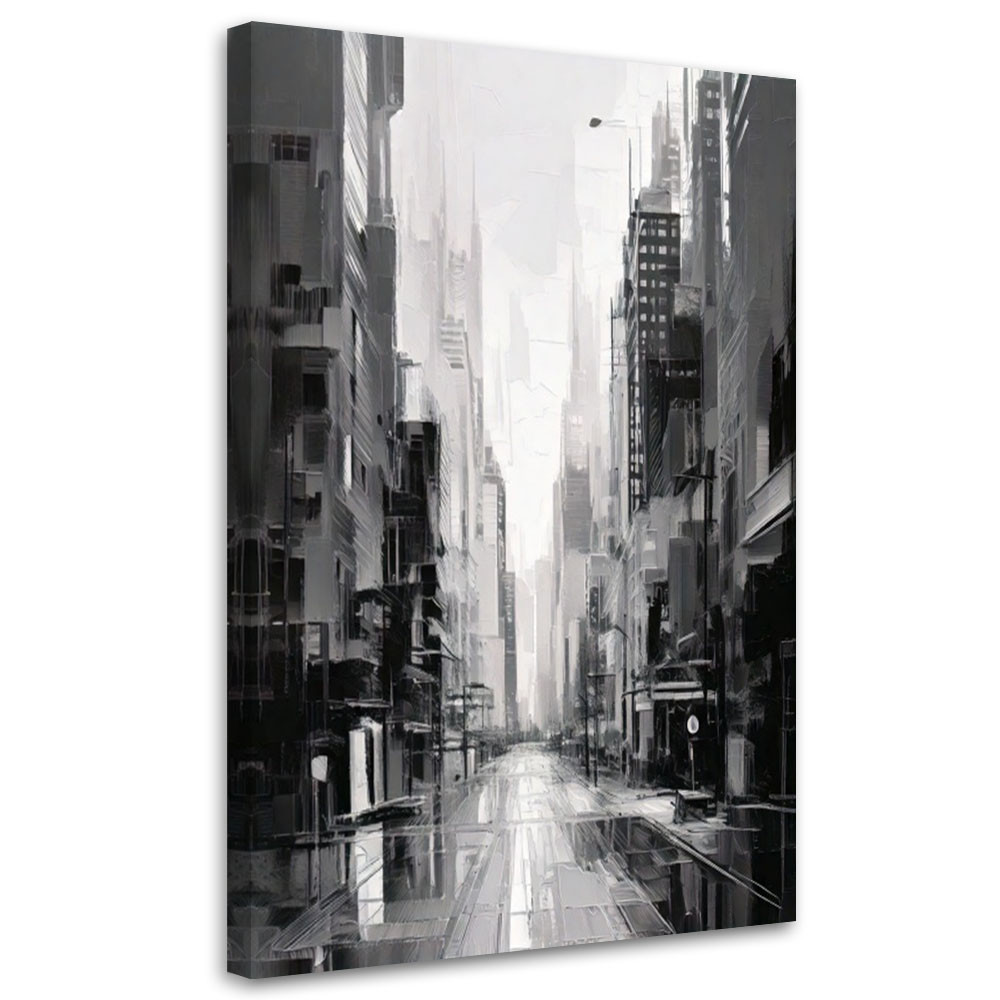 Feeby Obraz na płótnie, Miasto Ulica Miasto Abstrakcja 40x60
