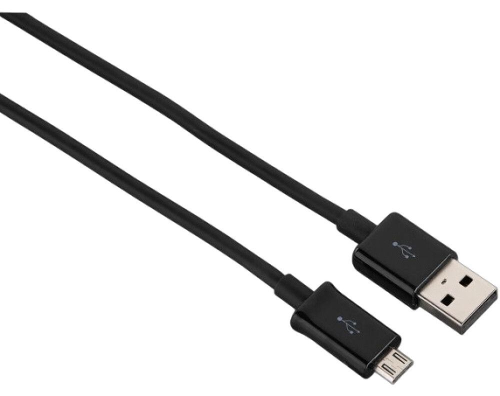 USB-KABEL HAMA MICRO SVART 0,90M