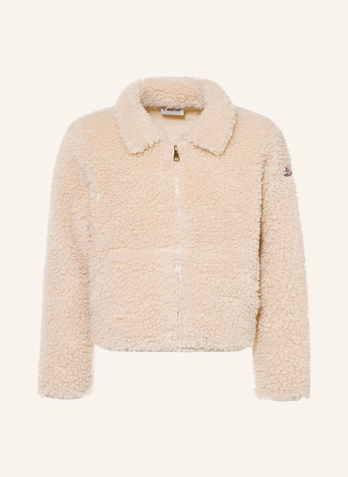 MONCLER enfant Teddyfell-Jacke