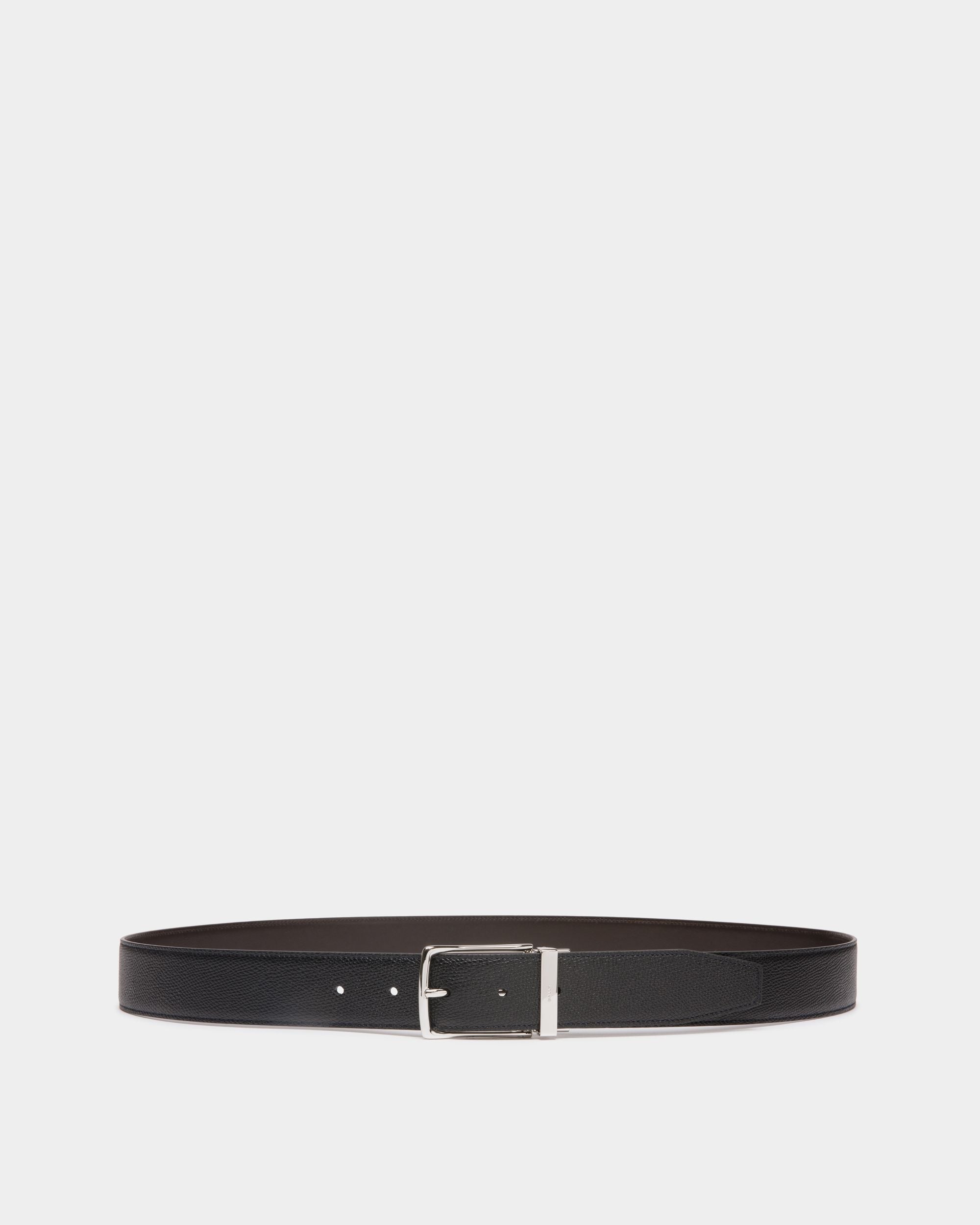 35 mm Verstellbarer Wendegürtel Ketter Aus Leder In Schwarz Und Braun