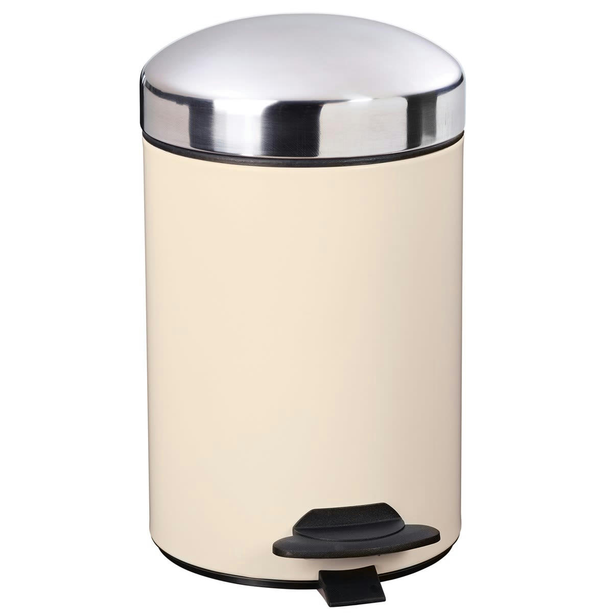 BONNY - Poubelle de salle de bain à pédale 3L et 40 sacs poubelle 5L