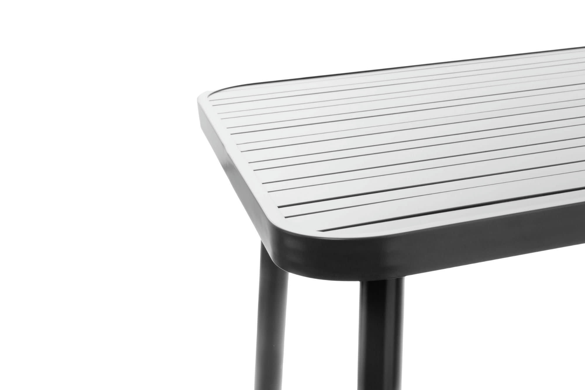 COQUELICOT - Table de jardin carrée en aluminium L75