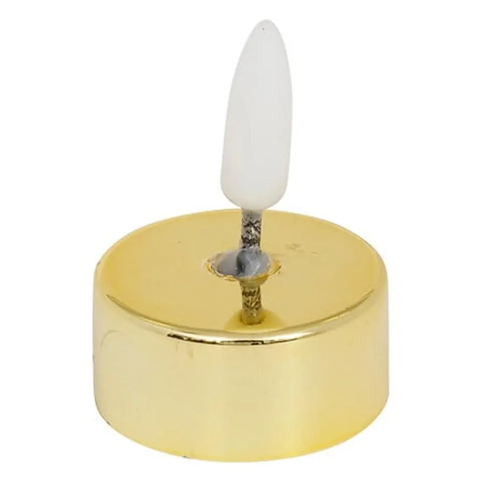 Feeric Lights & Christmas LED waxinelichtjes - 8x - goud glans