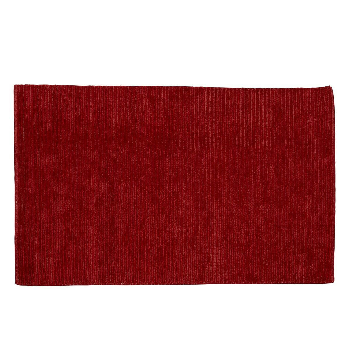 BORI - Tapis laine de Nouvelle-Zélande rouge 170 x 120 cm