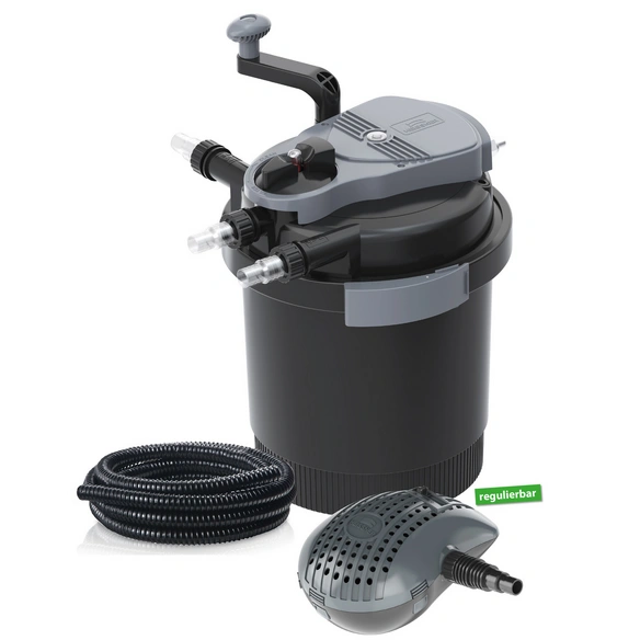 Druckfilter für Gartenteiche bis 4000 l, mit Fischen bis zu 2000 l