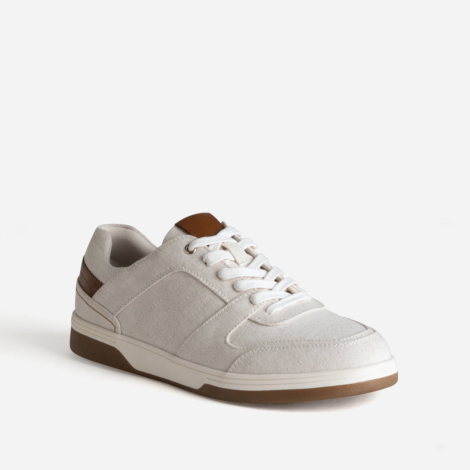 Tennis beige chiné toile