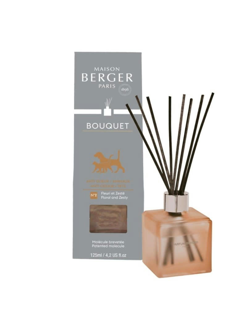 ANIMAUX - Bouquet parfumé cube odeurs d'animaux givré