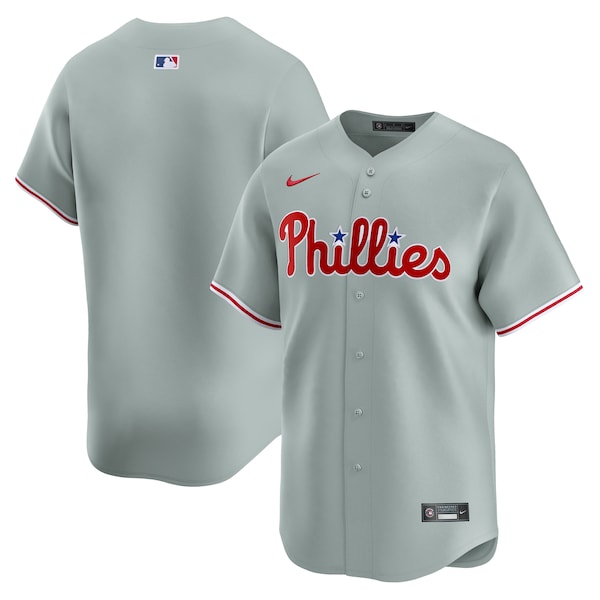 Philadelphia Phillies Nike Away Limited Jersey - Gray