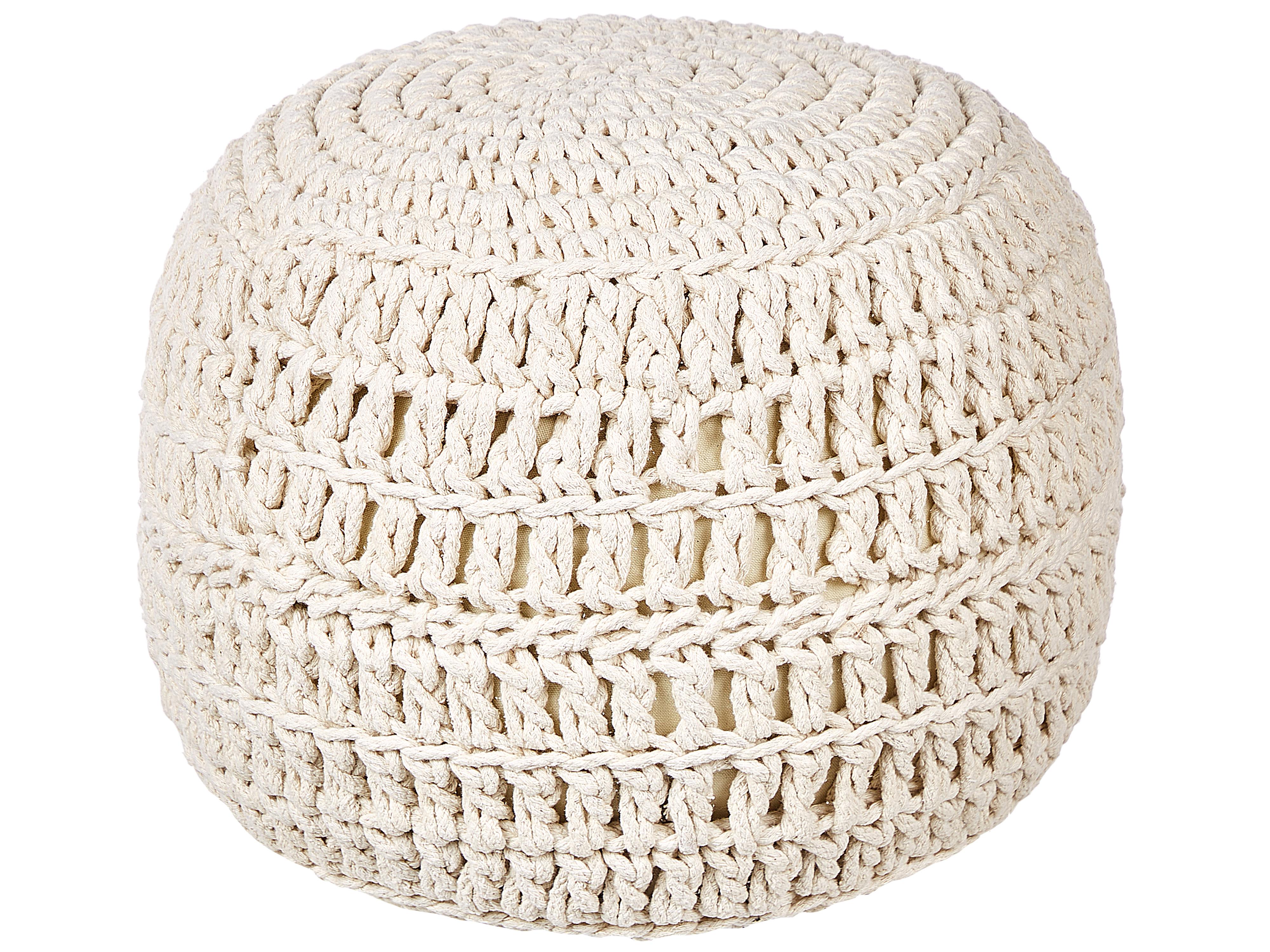 Pouffe ARPATU Cotton Light Beige