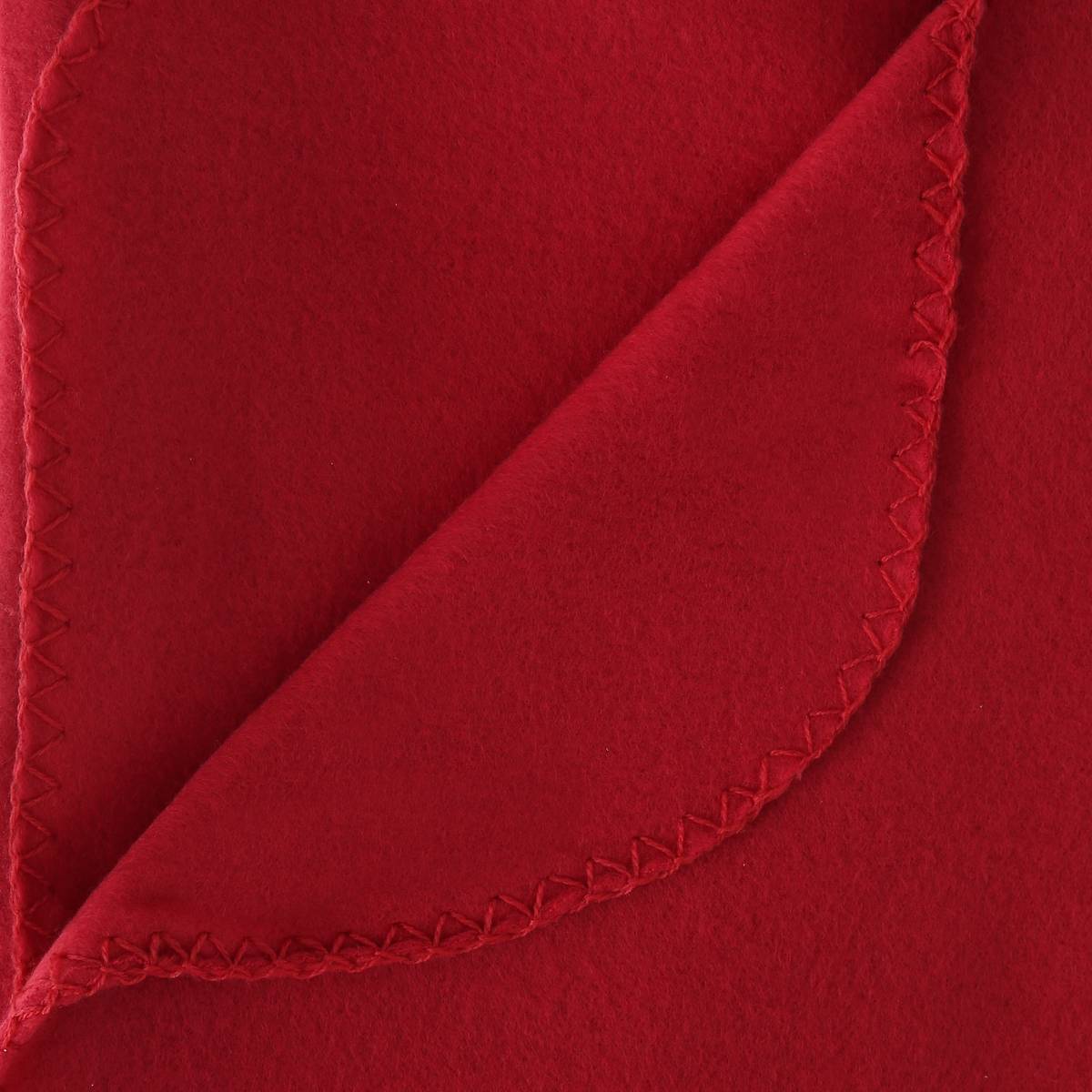 Fleece plaid Red, 125x150 cm