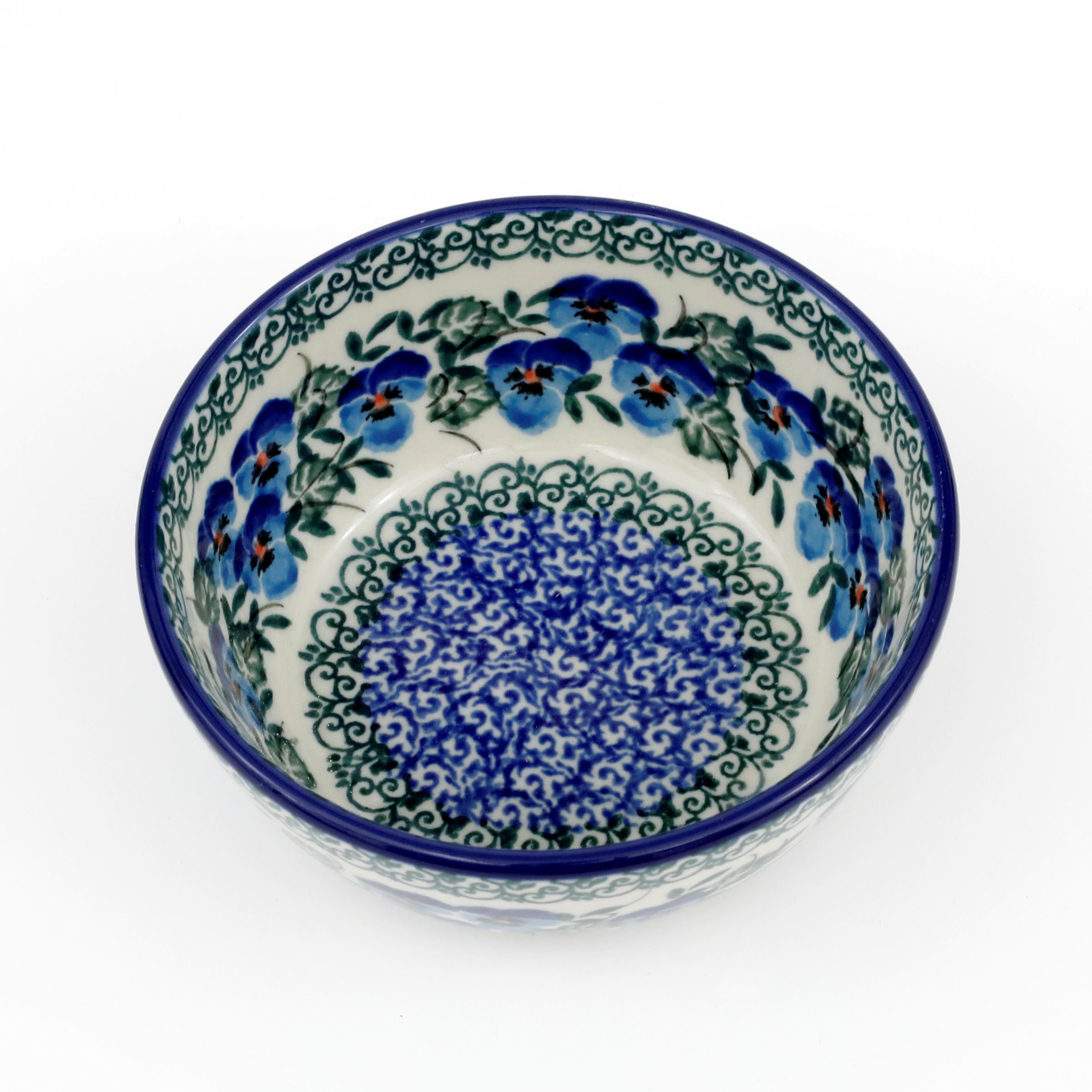 Miska ceramiczna 017 v-0,25l 2273X Kobaltowe bratki