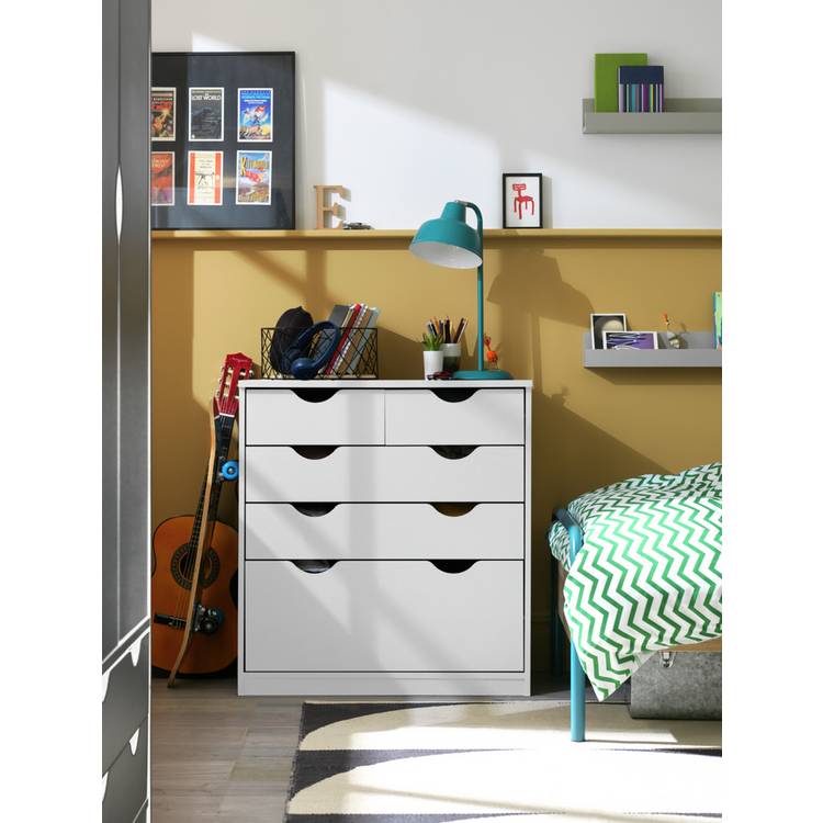Habitat Kids Pagnell 5 Drawer Chest - White