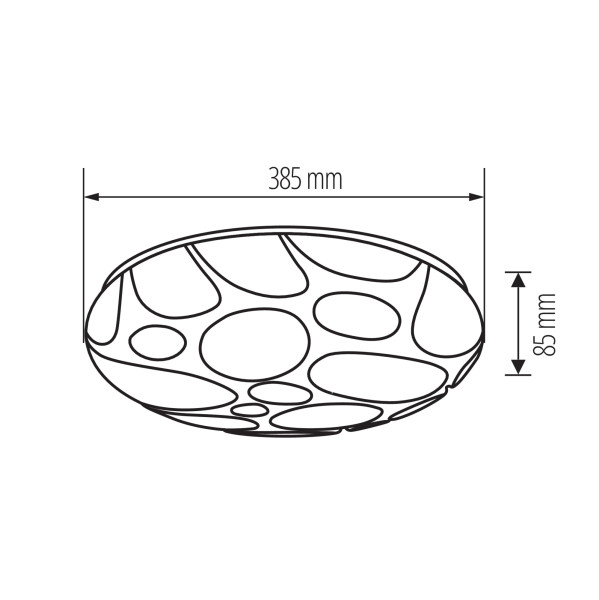 Plafoniera LED LL UNADS PLAFON 18W 66528 LightLogic okrągła biała 1500lm