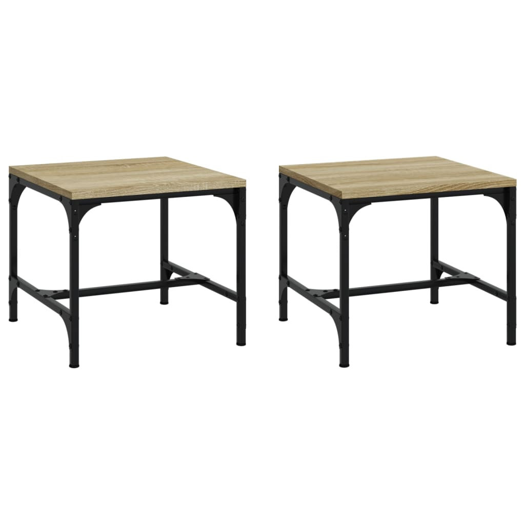 Stolik Kawowy Ława Stół Dąb Sonoma 40x40x35 Do Salonu Do Pokoju