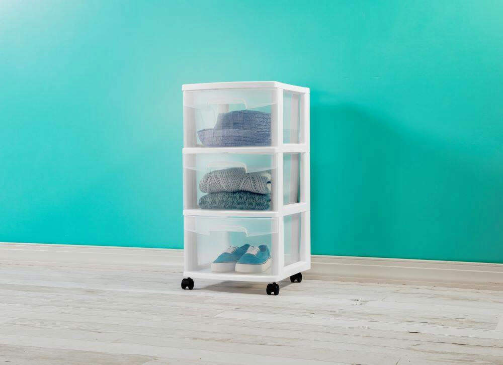 Sterilite 3-Drawer Storage Cart