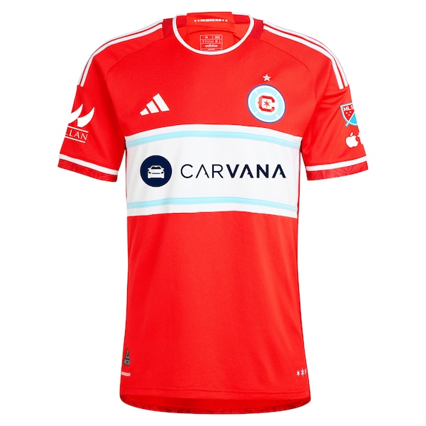 Chicago Fire adidas 2024 Return To Red Authentic Custom Jersey - Red