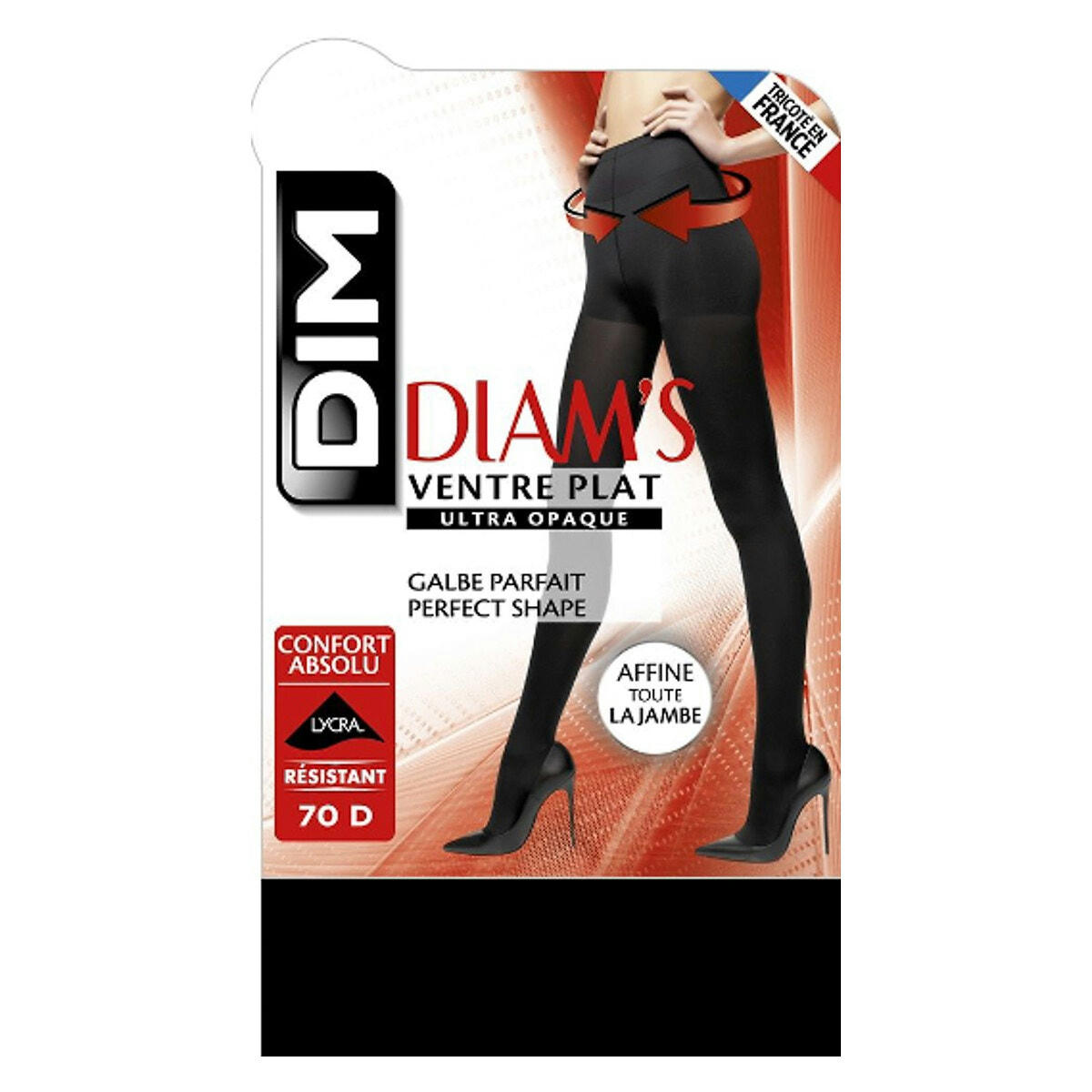 Collant Diam's Ventre Plat ultra opaque 90 deniers