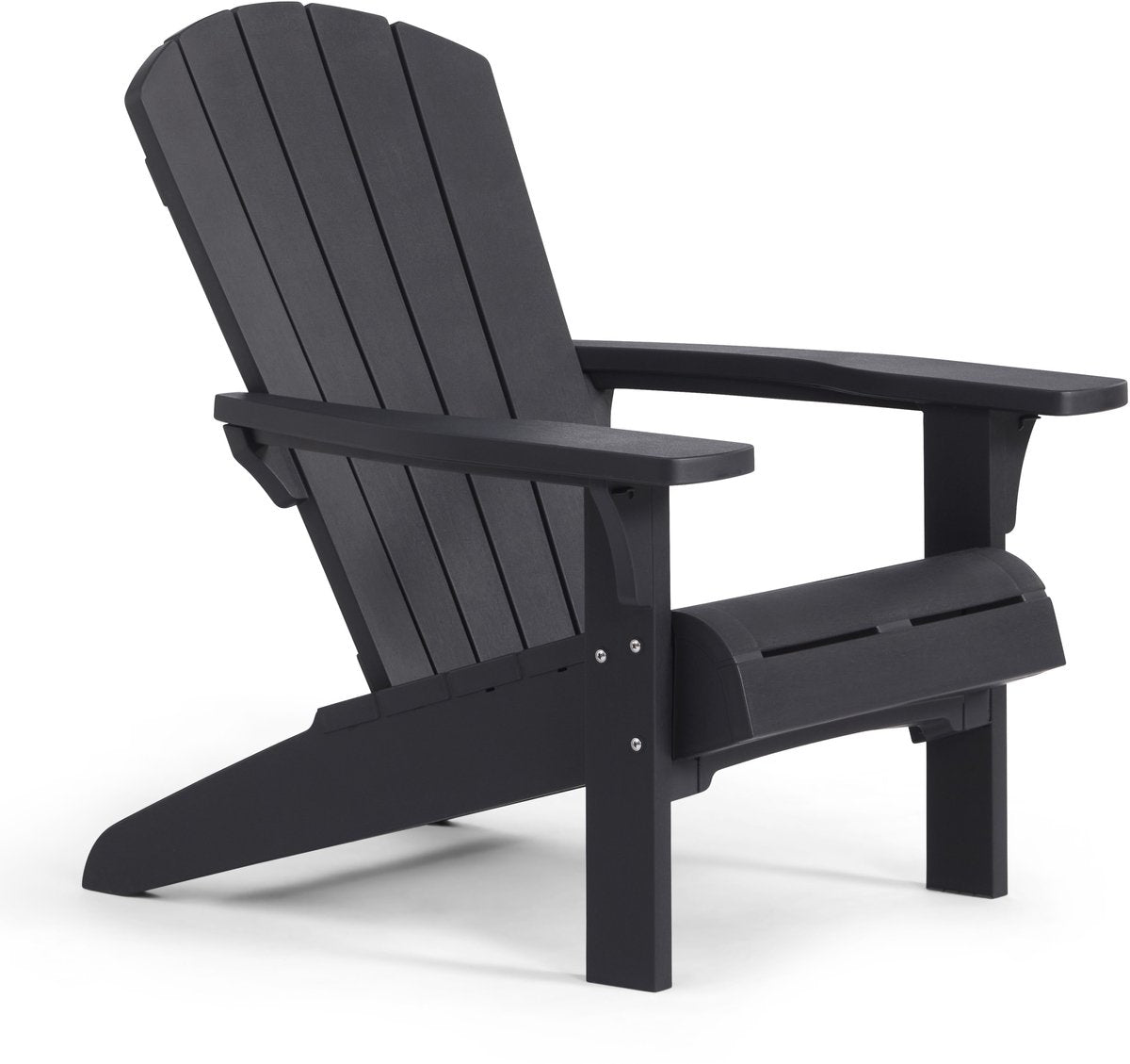 Keter Troy Adirondack Tuinstoel - 81x93x96,5cm - Zwart