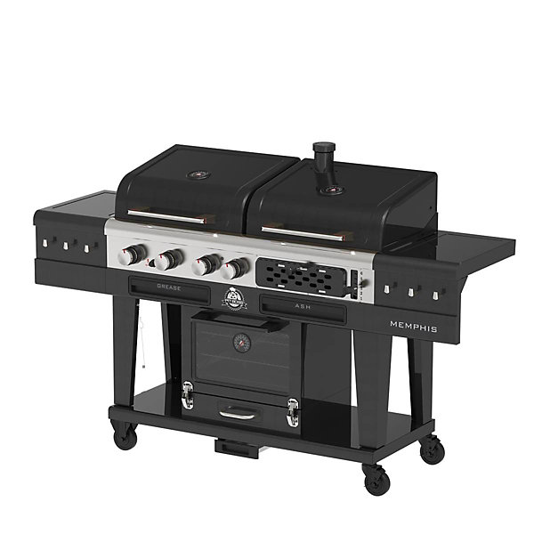 Barbecue Hybride 3-en-1 : Gaz, Charbon, Fumoir Electrique BBQ Cuisine Extérieure Conviviale Memphis Ultimate 2.0 PIT BOSS