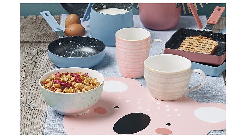 Zestaw kubków Tognana Iris Pepper Bambo porcelana 6 szt. 340 ml